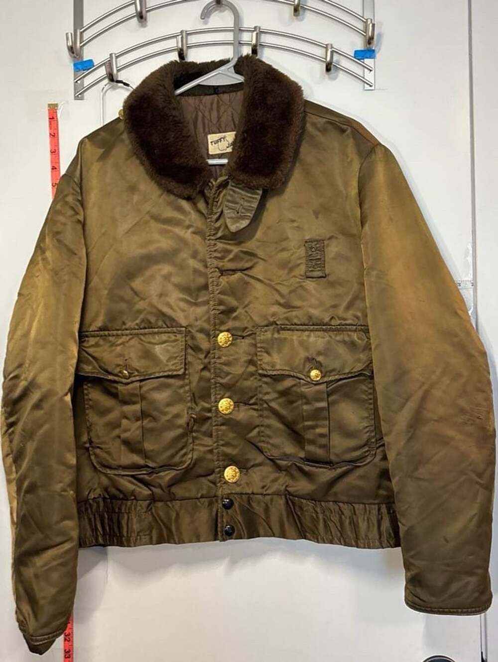 1970s Delta Uniform Company Tuffy Jac Fly Military Jacket Halloween